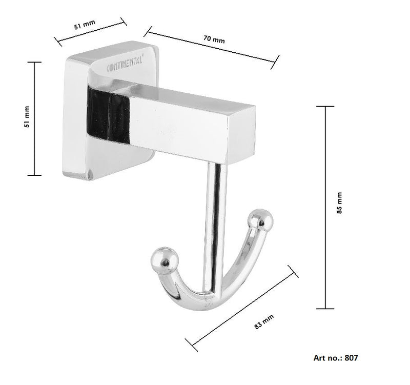 Robe Hook Square Deluxe