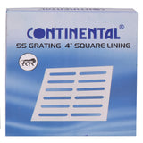 SS Gratings Square Lining - Pack of 12 Pcs
