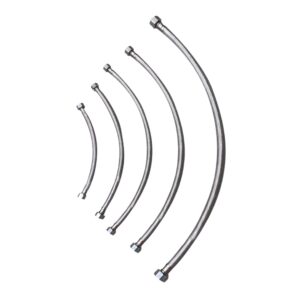 SS 304 Braided Hose with SS Nuts & PVC Covering